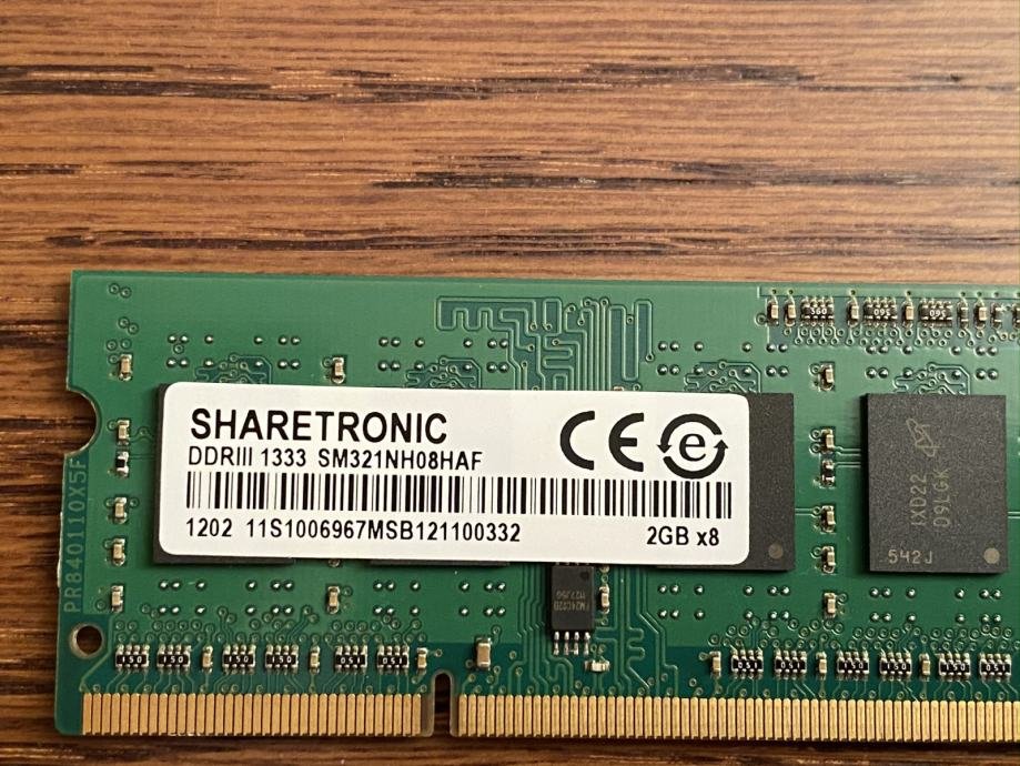 [971] Ram 2GB DDR3 Sharetronic DT