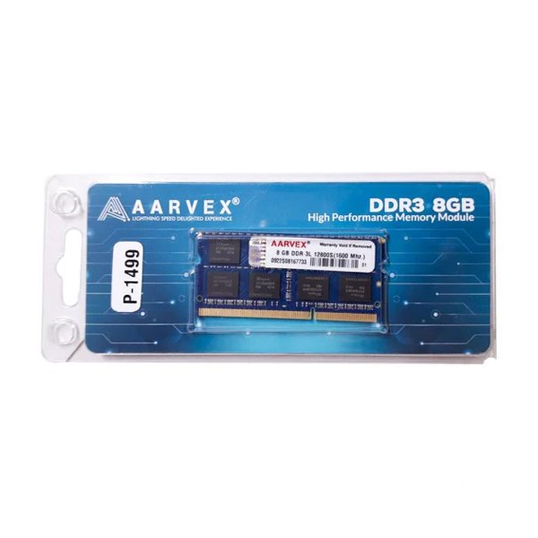 [IC8969] Ram Aarvex 8GB DDR3 12800S (1600mhz) Laptop