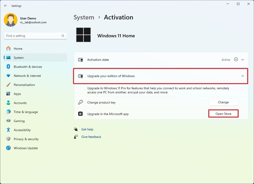 [IC8013] SOFTWARE UPGRADE WIN 11 HOME To WIN PRO 11