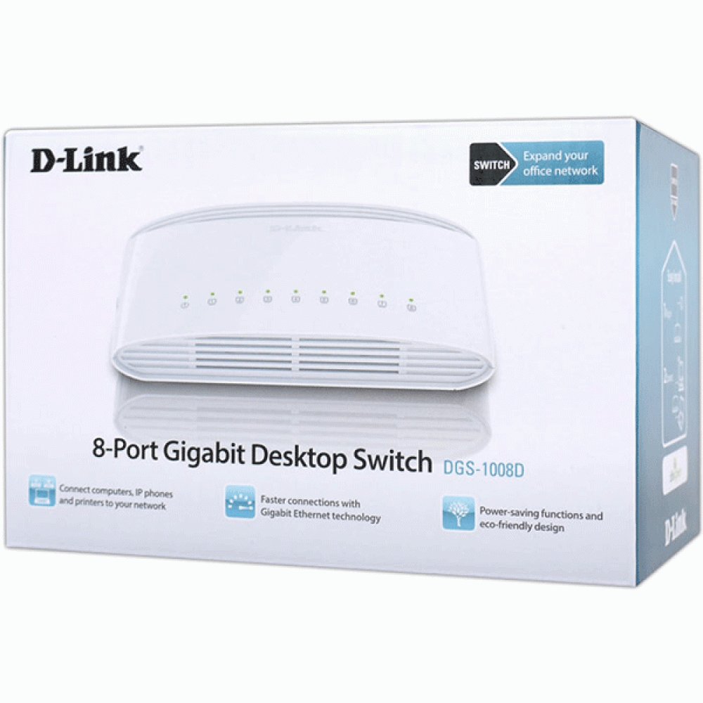 [IC8239] Switch Digisol Gigabit 8Ports DG-GS1008DGE