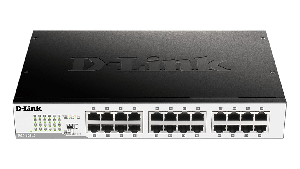 [IC8311] Switch D-Link 24 Port DGS-1024D Gigabite