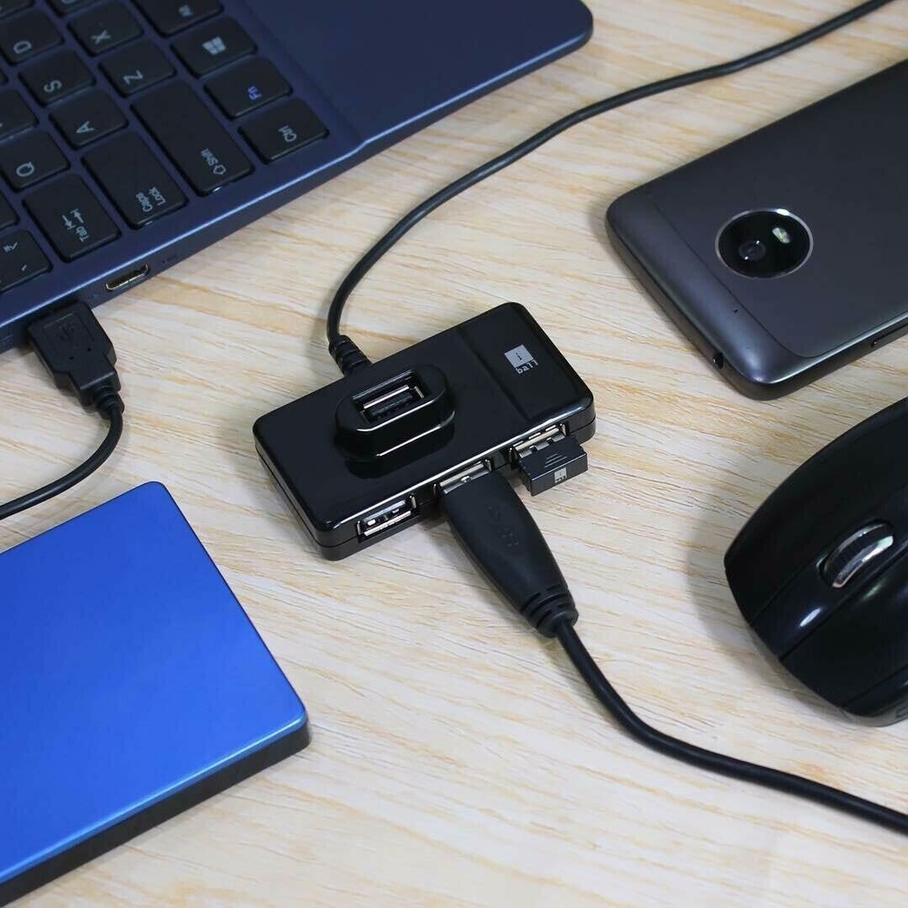 [302] USB Hub Iball 4 Port Piano423