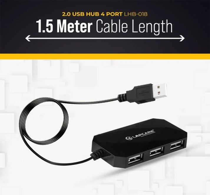 [303] Usb Hub Lapcare  4 Port 1.5mtr cable
