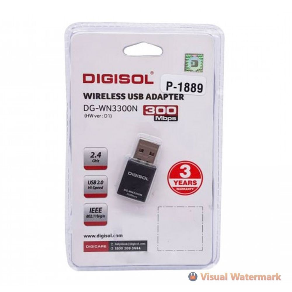 [1069] USB Wifi Adaptor Digisol DG-WN3300N 300Mbps