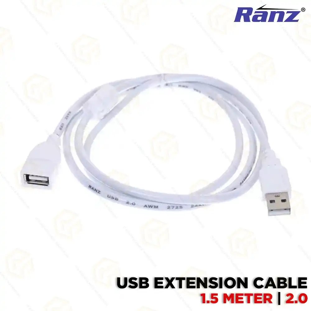[ID0125] Cable Usb Extension Ranz  1.5 Mtr