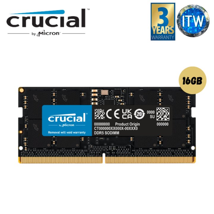[1267] Ram 16GB Crucial Ddr4 2400 16GB