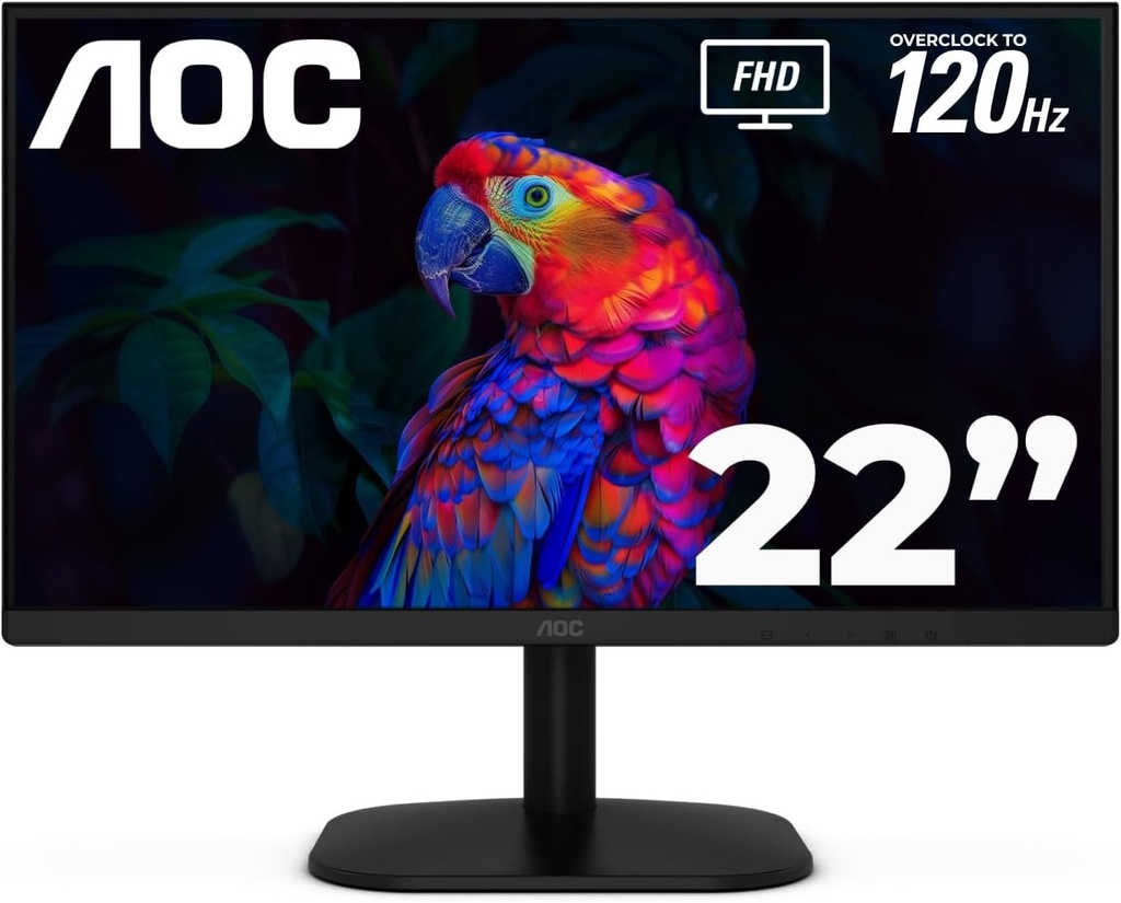 [5708] 22'' Monitor  AOC LED 22B1HS IPS, FHD, BL,HDMI,VGA,
