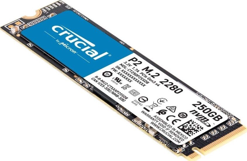 [IC6909] 250GB Nvme SSD Crucial M.2 P2