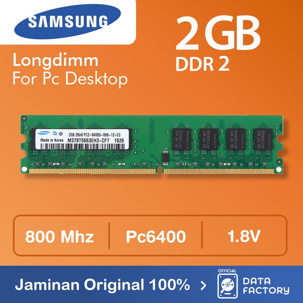 [IC7738] 2GB Ram Sumsang  DDR2 Dt
