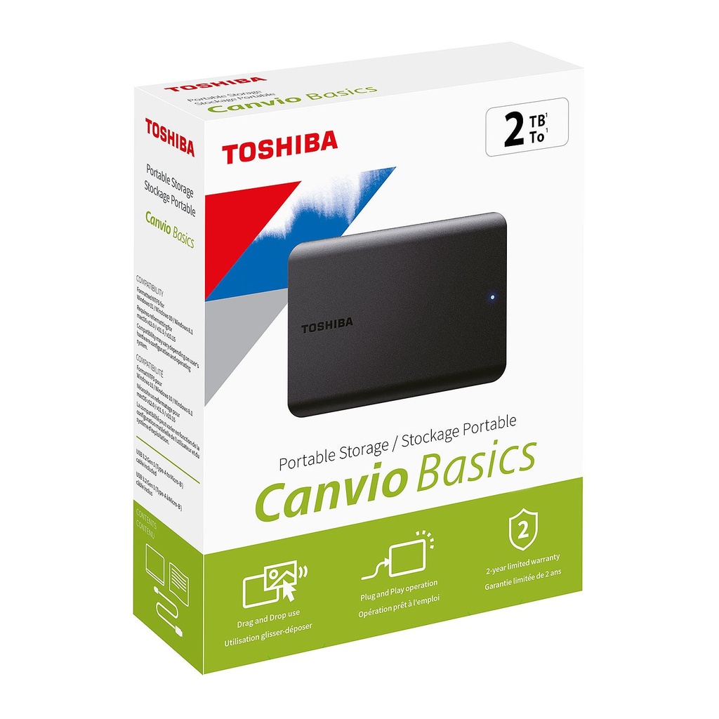 2TB Hdd USB Toshiiba Canvio Usb 3.0 2TB