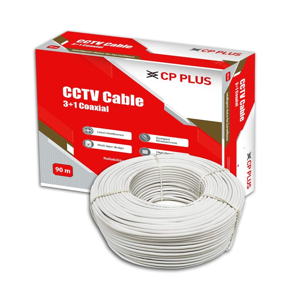 [295] Cable 3+1 CPPlus 90Mtr CCTV