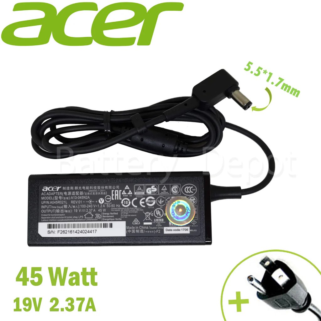 [IC7578] Adapter Acer Small PIN 45W