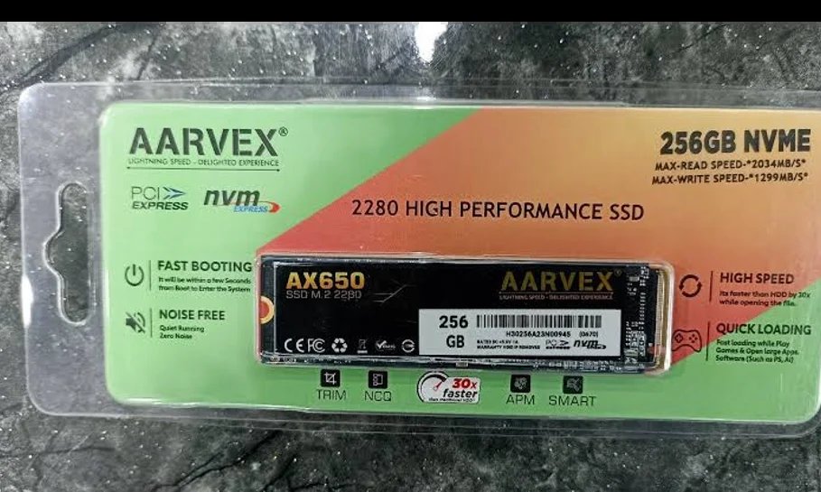 [IC6487] 512GB M.2 SSD Aarvex-Ax-650