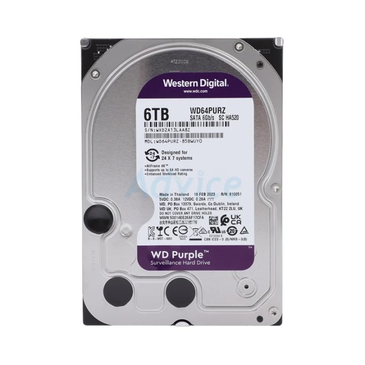 [IC7550] 6 TB WD Purple Survillance