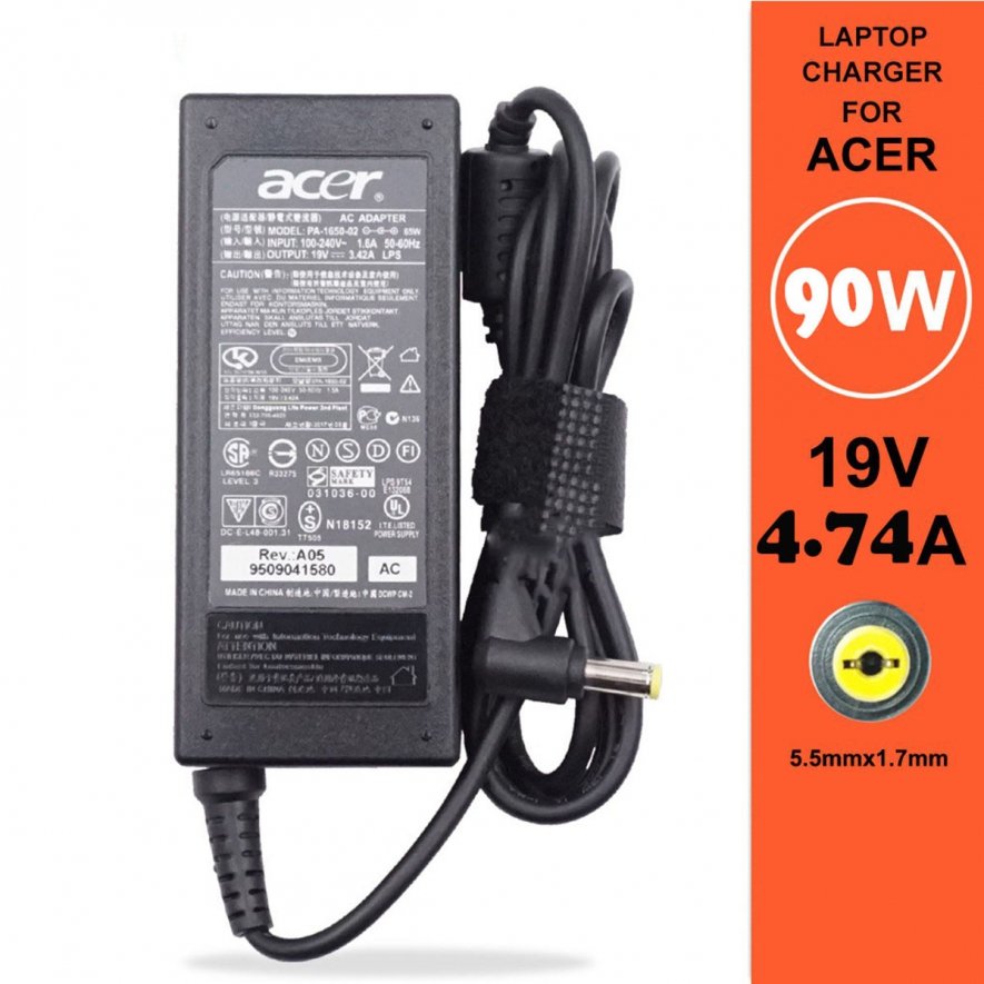 [IC7864] Adapter Acer 90W Big Pin Comp Haze