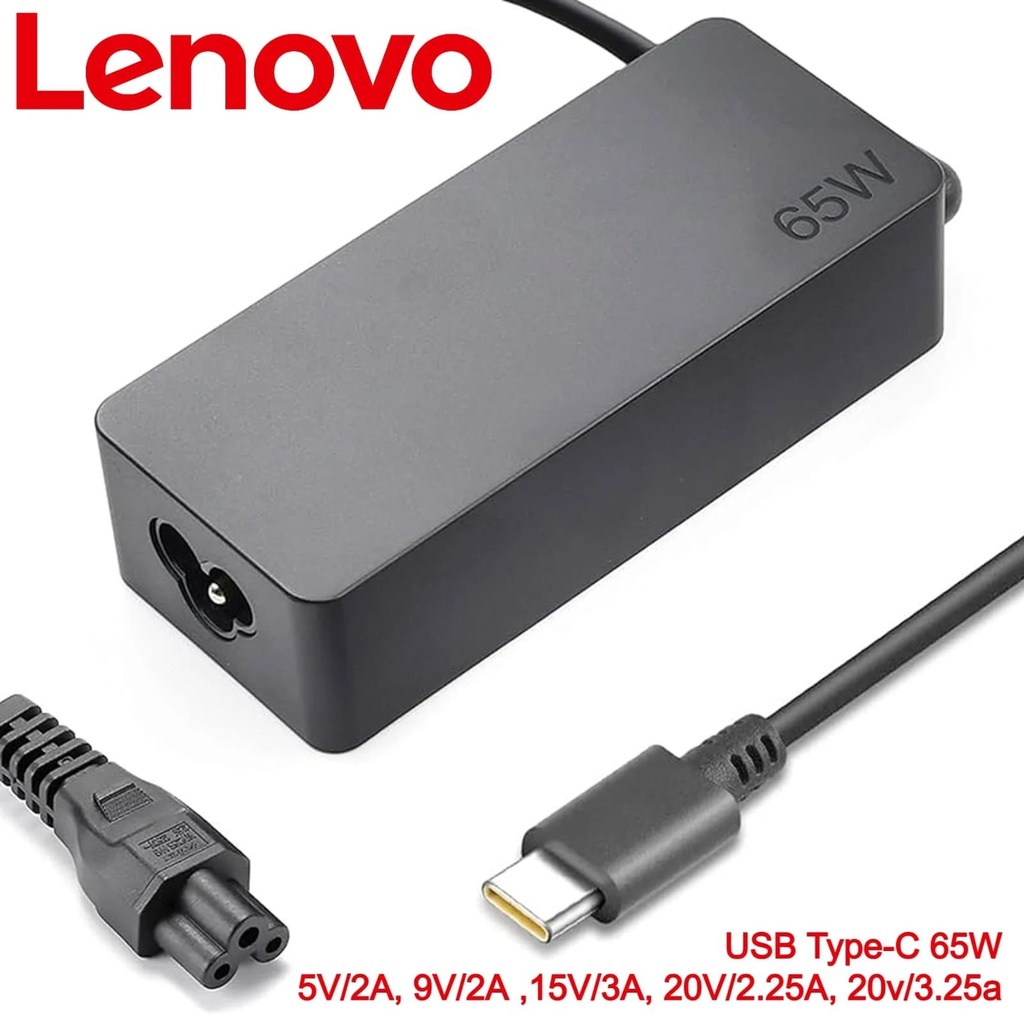 [706] Adapter Lenovo 65W  20V, 3.25A  Gray Big Pin