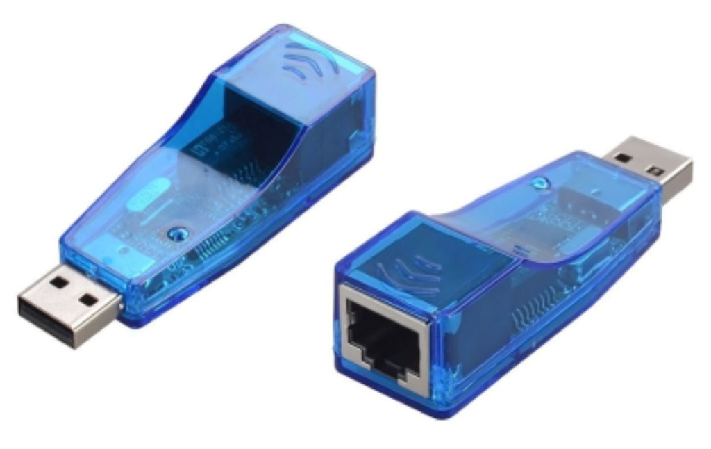 [6373] Adapter Usb 2.0 Ethernet Blue