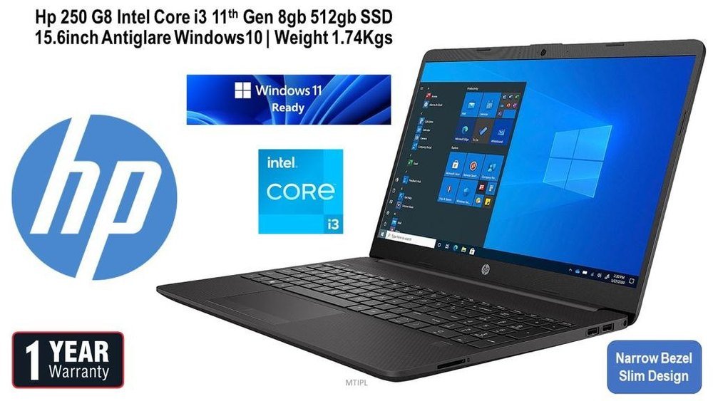 [6335] AIO HP 24-DP0817 I3/8/512/Win10/Silver