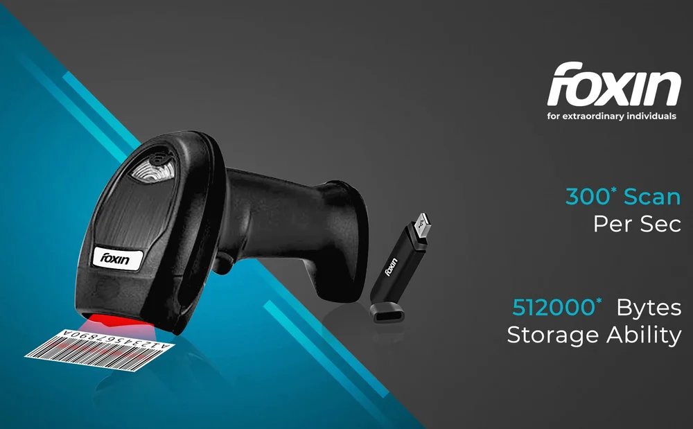 [IC7720] Barcode Scanner Foxin  FBSWL Airscan WL