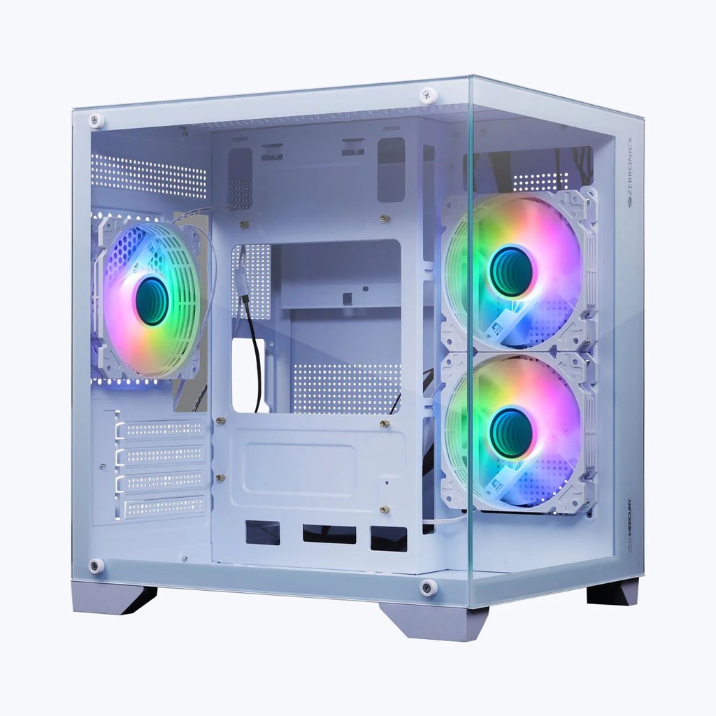 [IC8742] Cabinet Zebronics Gaming Mercury White