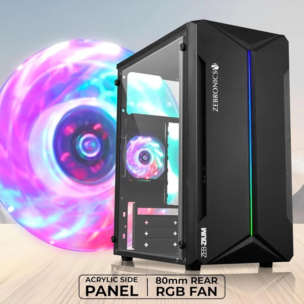 [IC8741] Cabinet Zebronics Gaming Zium