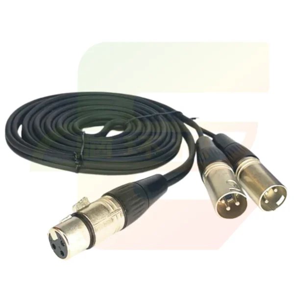 [5741] Cable Audio 1 F To 2 M