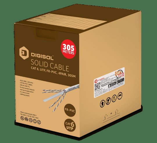 [IC7342] Cat6 Cable Digisol Cat6 305 Mtr (Blue Colour)