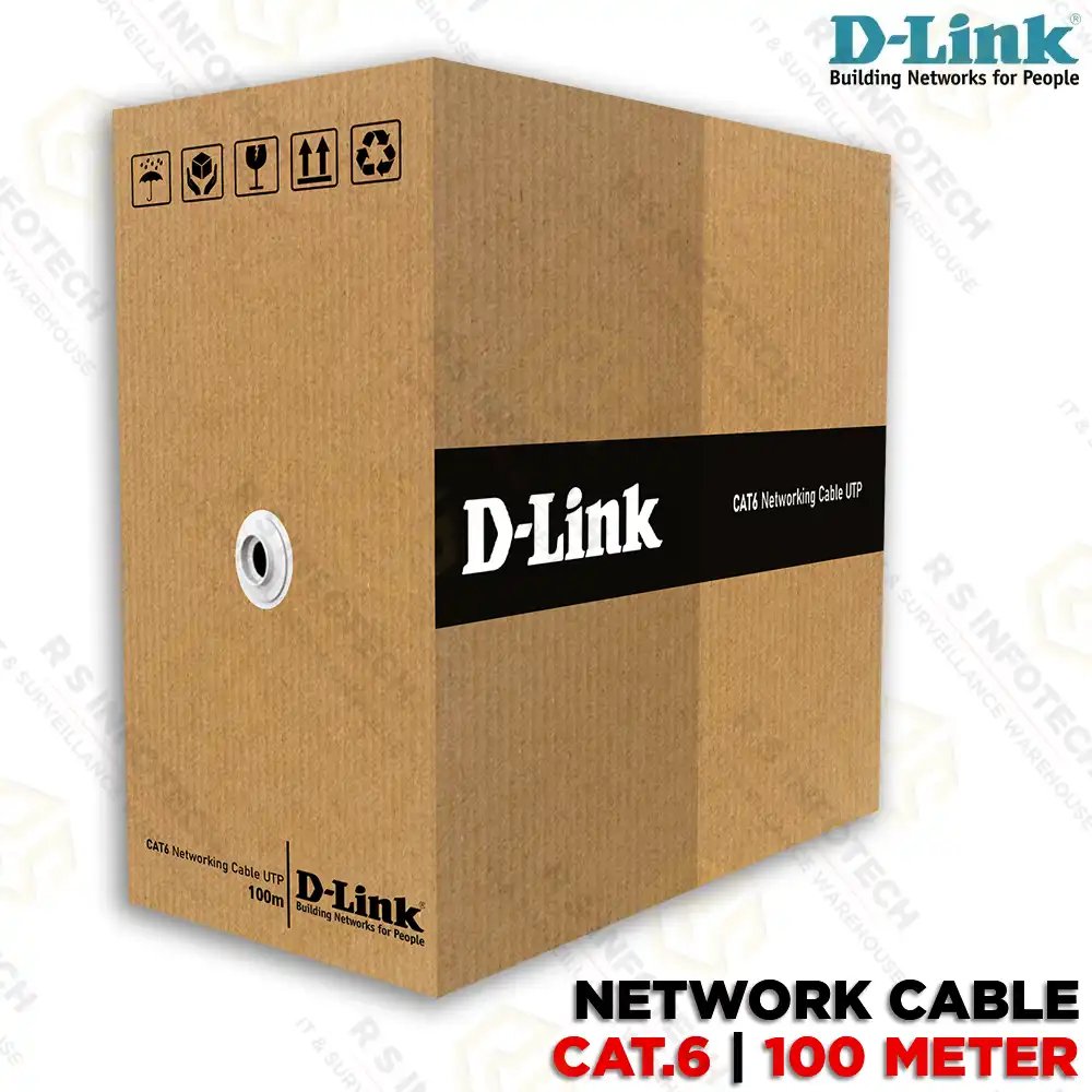 Cable Cat6 D-Link 100Mtr Box