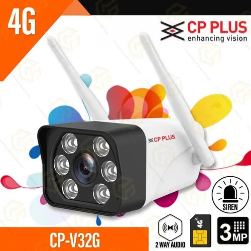 [IC7564] Cctv Camera CPPlus CP-V32G 4G Sim Bullet Camera Wif