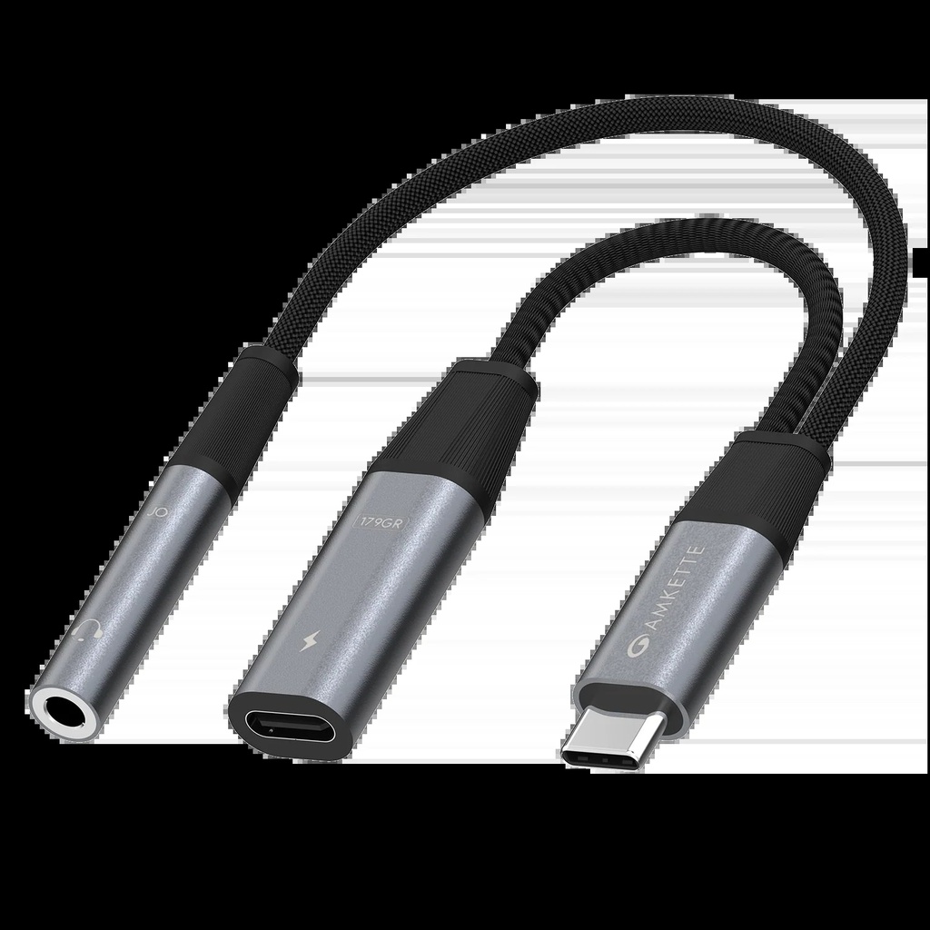 [IC9069] Connector Amkette OTG USB C Audio Jack