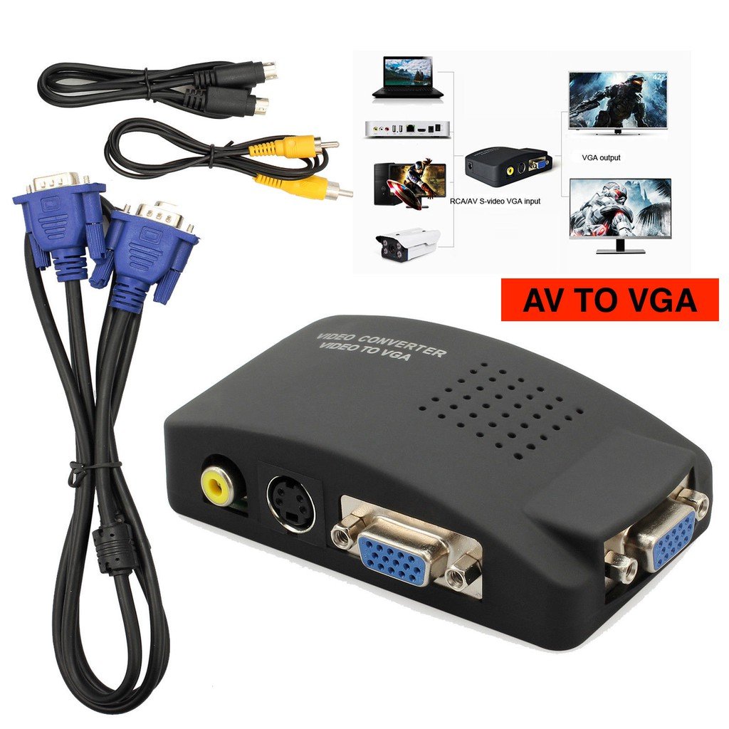 [6168] Convertor AV  to VGA
