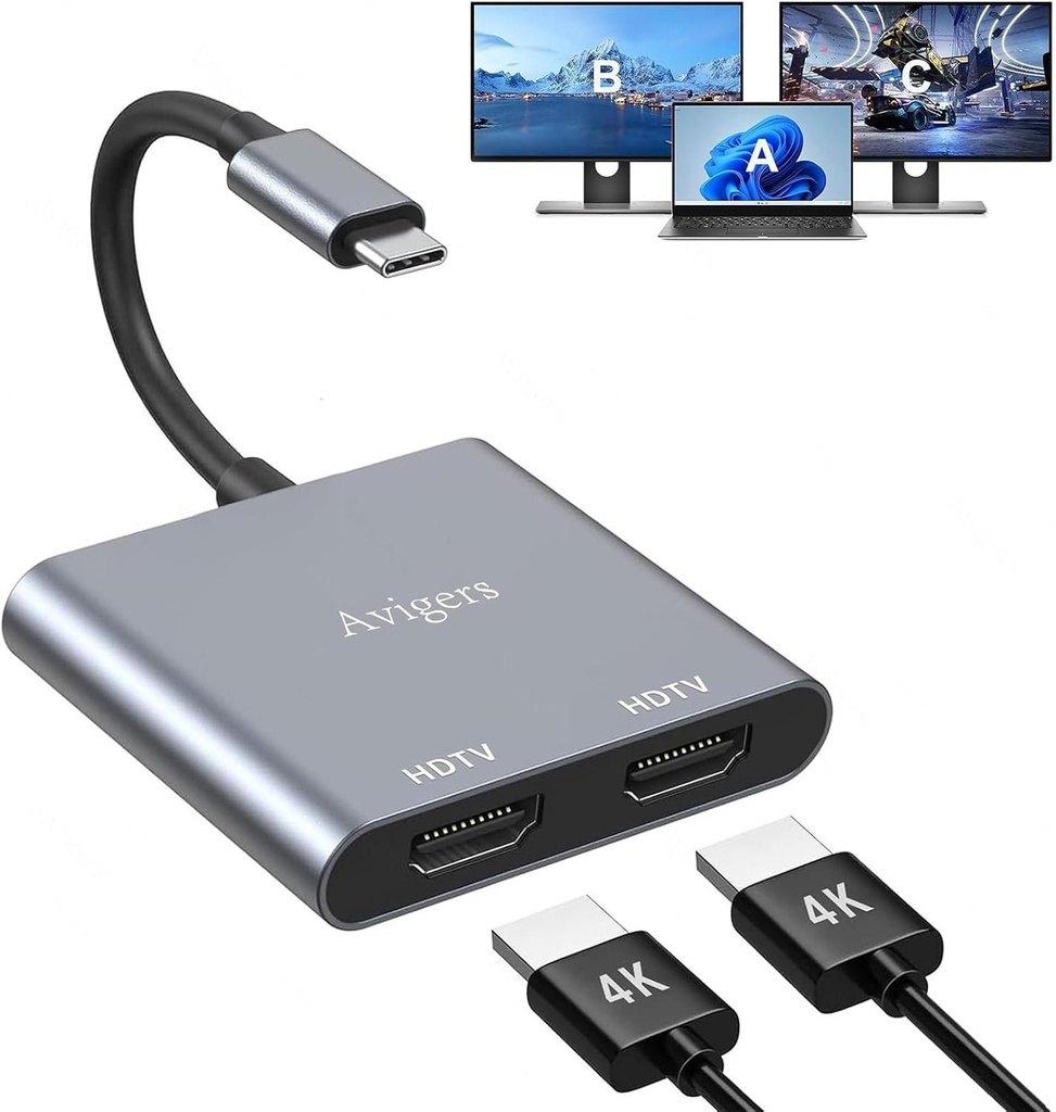 [908] Convertor Hdmi 2 in 1 Out