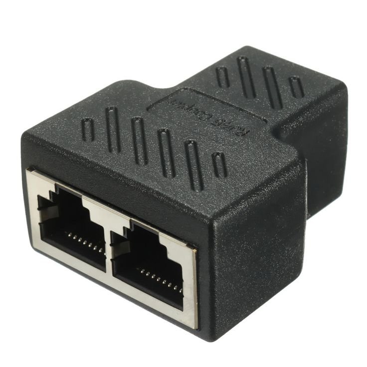 Convertor  RJ45 Cuppler 1+2 Metal