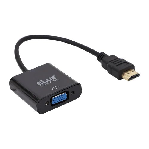 [IC7253] Convetor Blue SQUARE Vga to Hdmi  with Sound