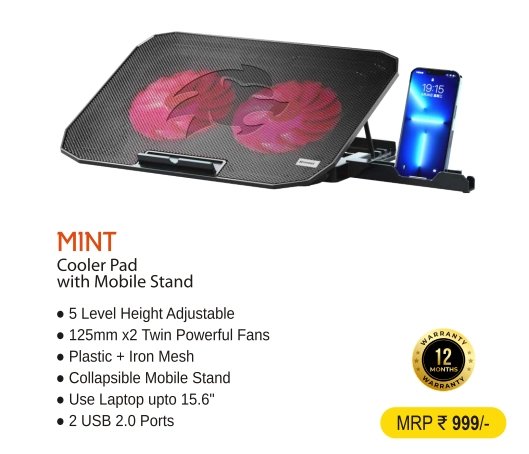 [IC8538] Cooling Pad Hammok  Mint  with Mobile Stand
