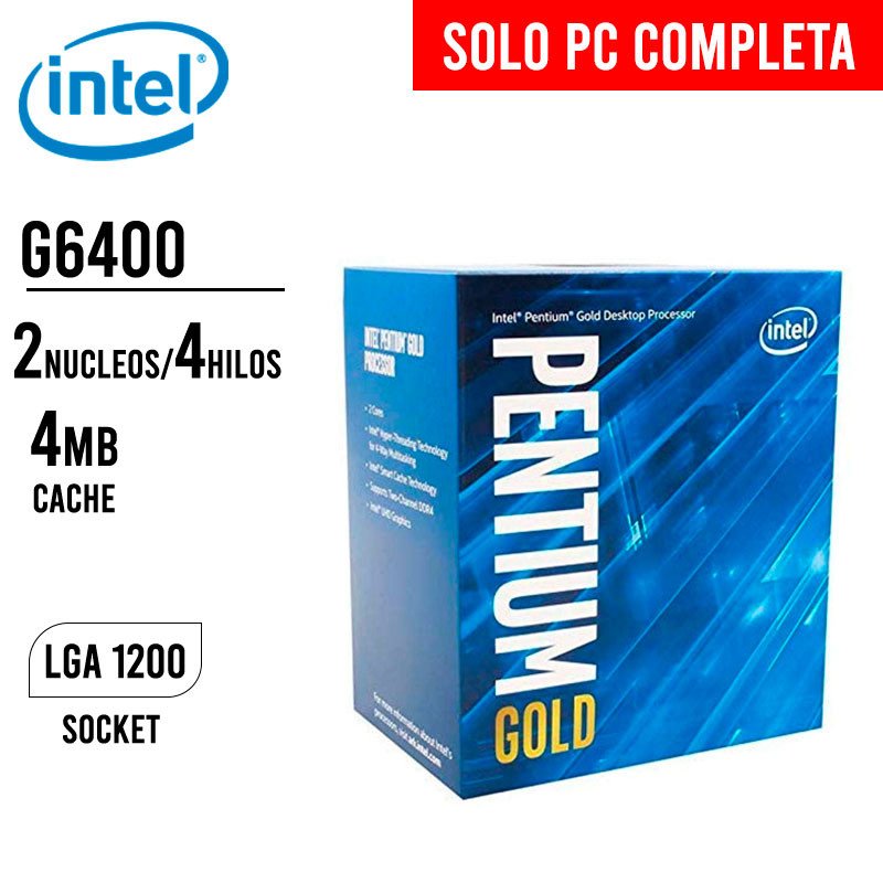 [IC7011] Cpu Intel Pentium Gold G6400 LGA1200