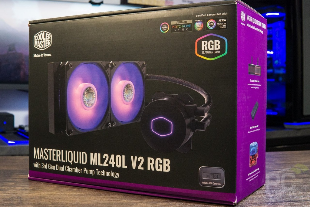 [1303] Cup Fan Cooler Master ML240L