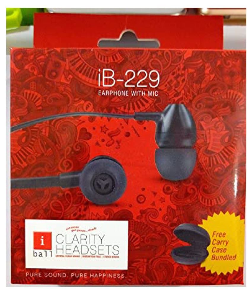 [219] Earphone Iball IB229 with Mic