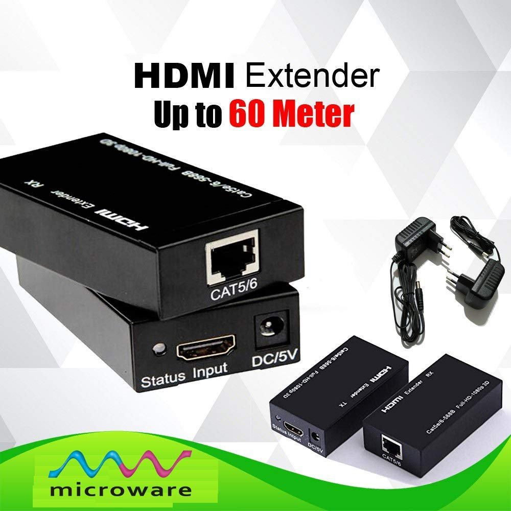 [IC8384] Extender Hdmi  60Mtr with Power [ HDMI Over Lan]