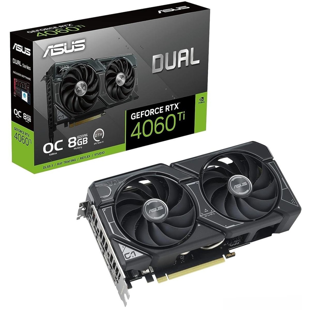 [IC8447] Grafix Card Asus Dual 8GB DDR6 OC 4.0 Support 3050