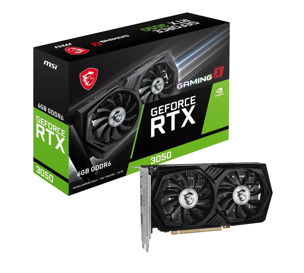 [IC8826] Grafix Card MSI 6Gb GDDR6 Geforce RTX 3050