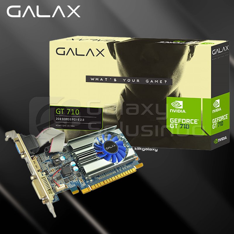 [5862] Graphics Card Galax GT710  2GB DDR3 PCI-E 2.0