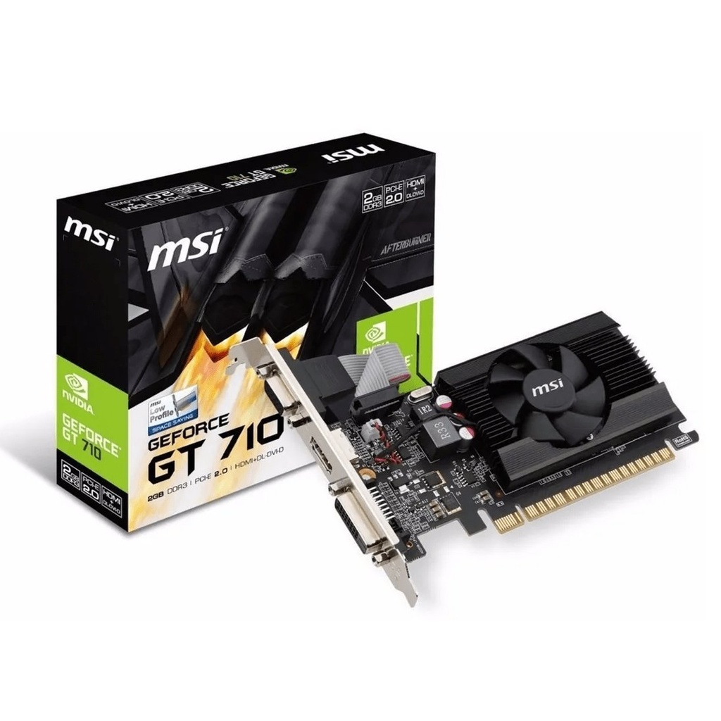 [IC8558] Graphics Msi Geforce GT710,2GB,DDR3 Hdmi+DL-DVI-D