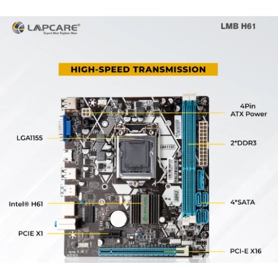 [1100] H61 Motherboard Lapcare LMB H61