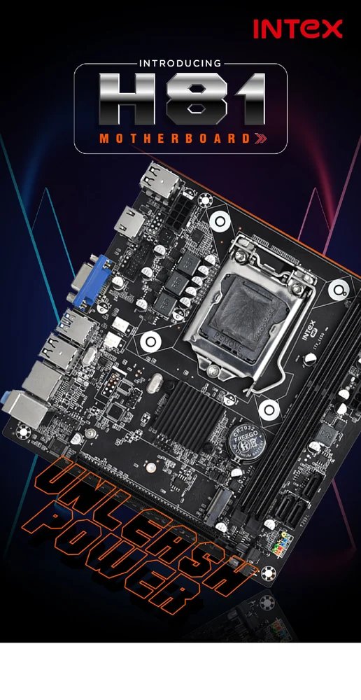 [IC8966] H81 Motherboard Intex
