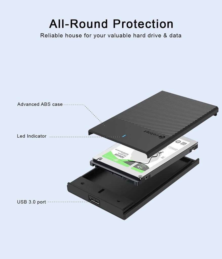 [5573] HDD Casing 2.5 D-Tronics USB3.0