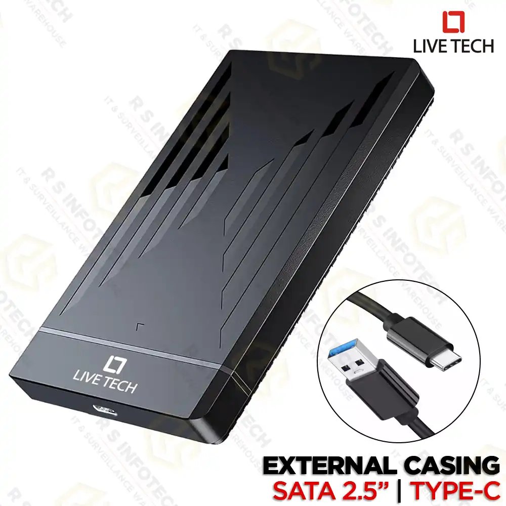 [1478] HDD Casing 2.5 Livetech 2.5 HDC 01 2.0