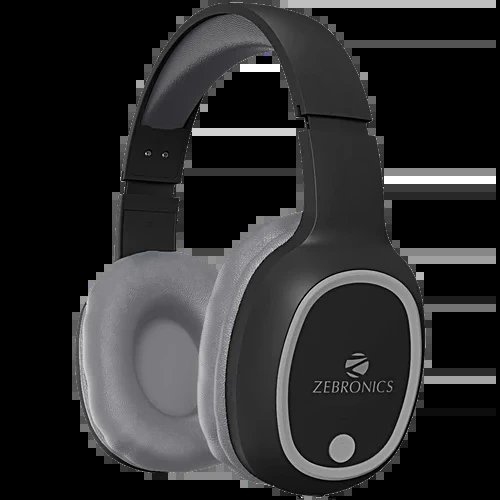 [1292] Head Phone Zebronic with Mic