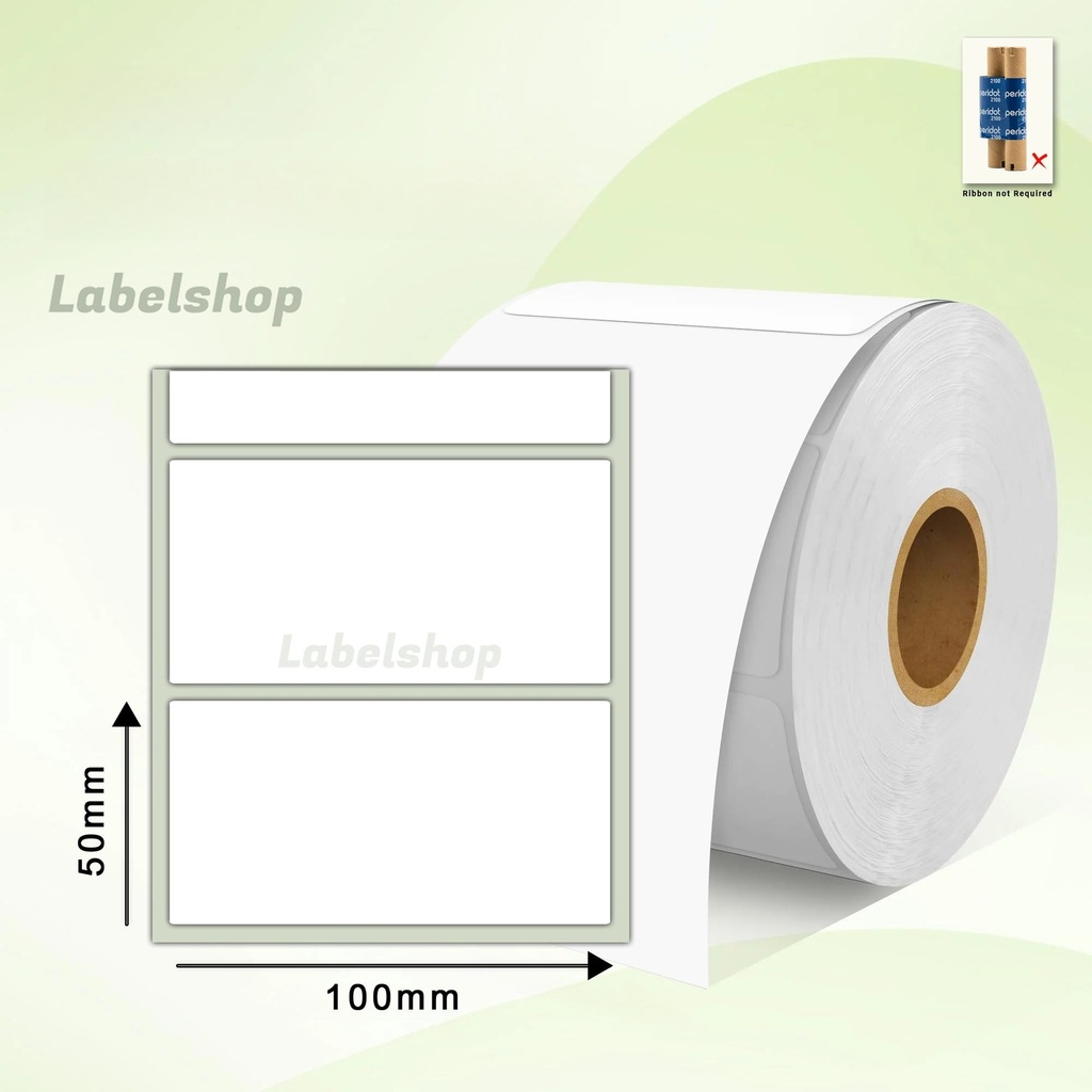 [IC6881] Label 100x50 (1000 Nos ) Plain 4x2