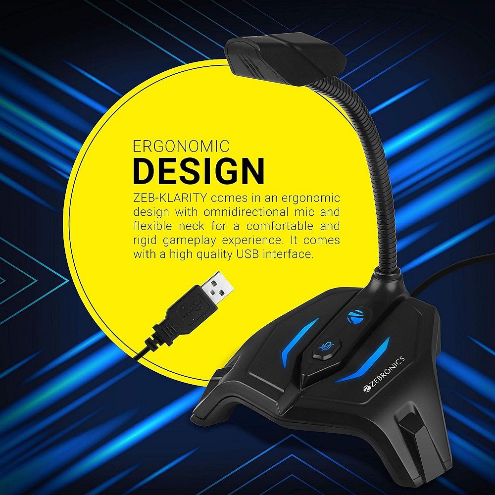 Microphone Zerbronics ZEB-KLARITY Gaming